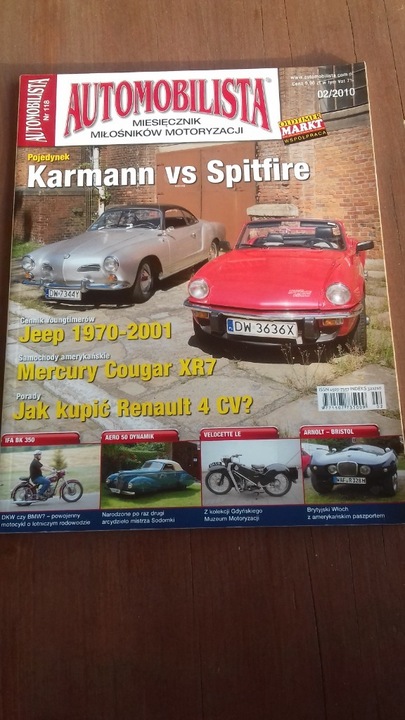 Automobilista nr 118  Pojedynek Karman vs Spitfire