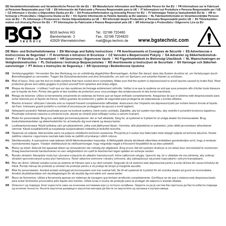 BGS 8315-4 ZAMIENNY TUYAU AVEC RACCORD RAPIDE VERS BGS 8315