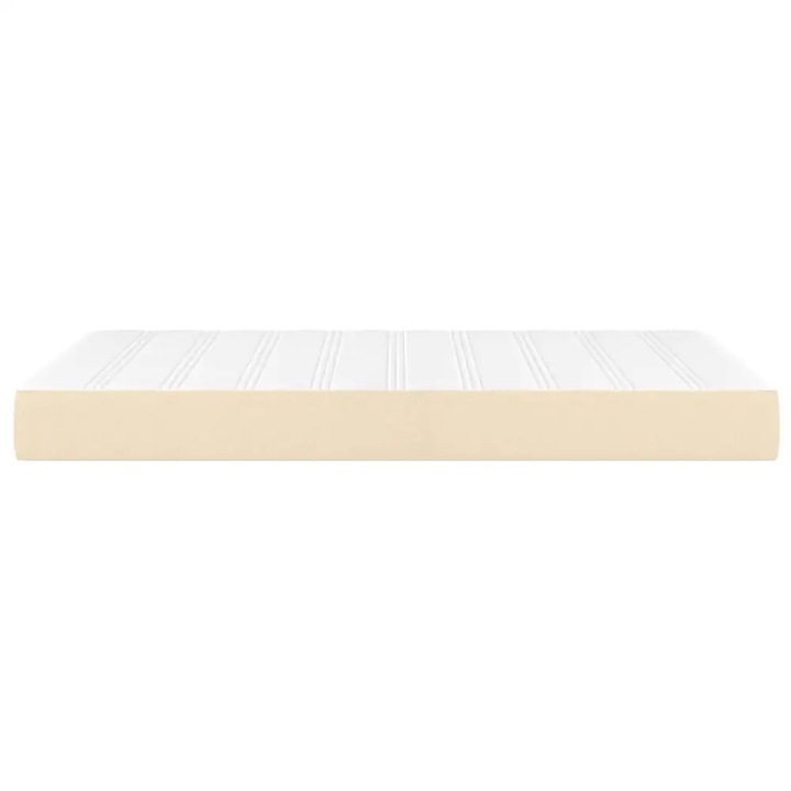 VIDAXL MATELAS KIESZENIOWY, KREMOWY, 120X200X20 CM, TISSU