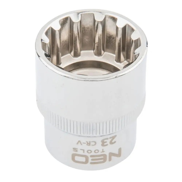 EMBOUT SPLINE 1/2″, 23 MM NEO 08-595