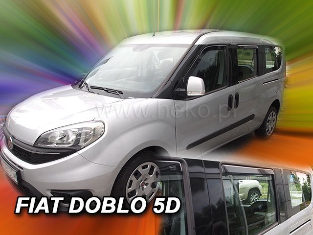 PARE-SOLEIL HEKO FIAT DOBLO II 5PORTES DE 2010 2022 4 PIÈCES
