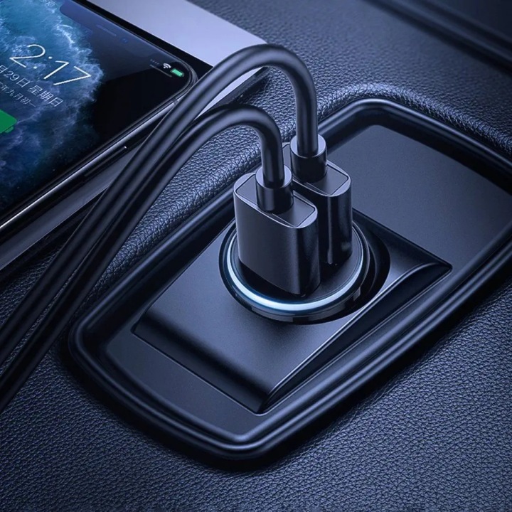 CHARGEUR AUTOMOBILE JOYROOM C-A06 3,1 A NOIRE