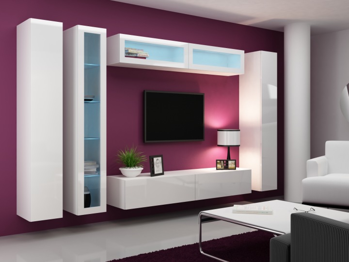 WITRYNA VIGO 180/40/30 CM BLANCHE AVEC BIALYM POLYSKIEM