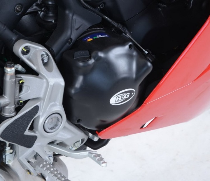 KIT PROTECTIONS MOTEUR RG RACING DUCATI SUPERSPORT AVEC 17-, (3 PIÈCES NOIR