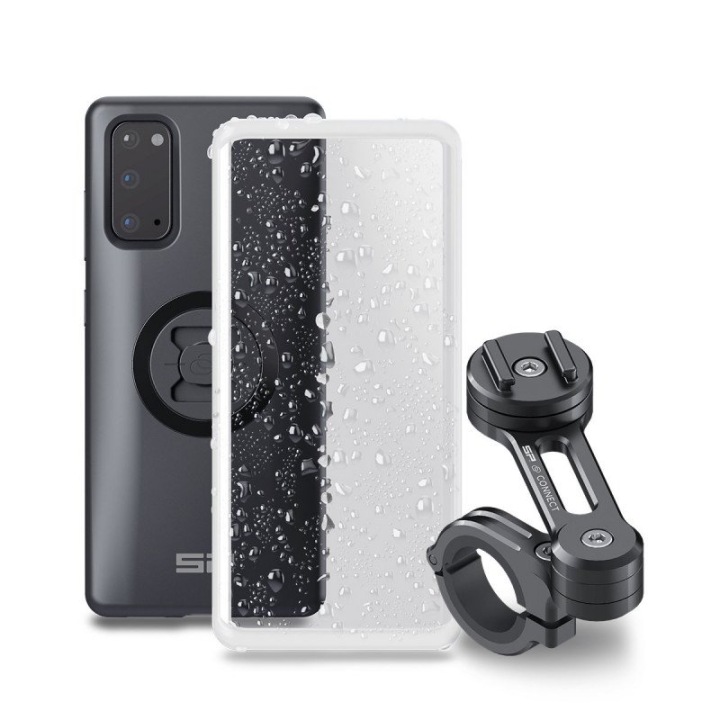 KIT SP CONNECT MOTO BUNDLE SUR DIRECTION SUR TÉLÉPHONE SAMSUNG GALAXY S20 NOIR