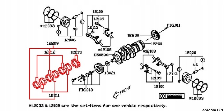 фото №16, Вкладыши главные oem subaru tribeca legacy outback 3.0 3.6