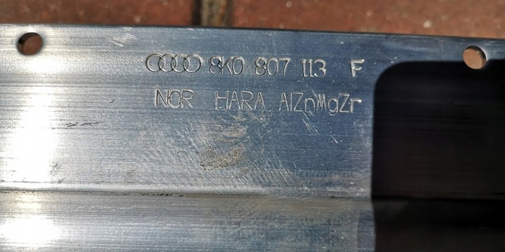 фото №7, Audi a4 a5 b8 рестайлинг 8k0 8t0 балка усилитель бампера перед