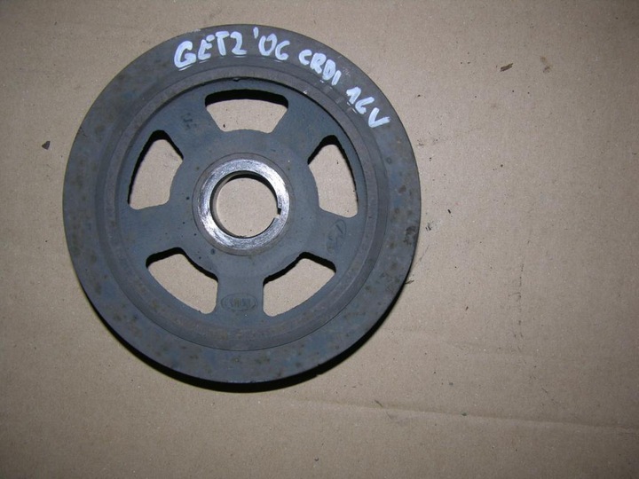 фото №1, Hyundai getz 05-09 crdi 16v колесо ременное