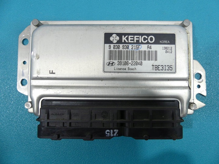 фото №12, Hyundai getz 02-05 комп'ютер 3910622040 1.3 12v