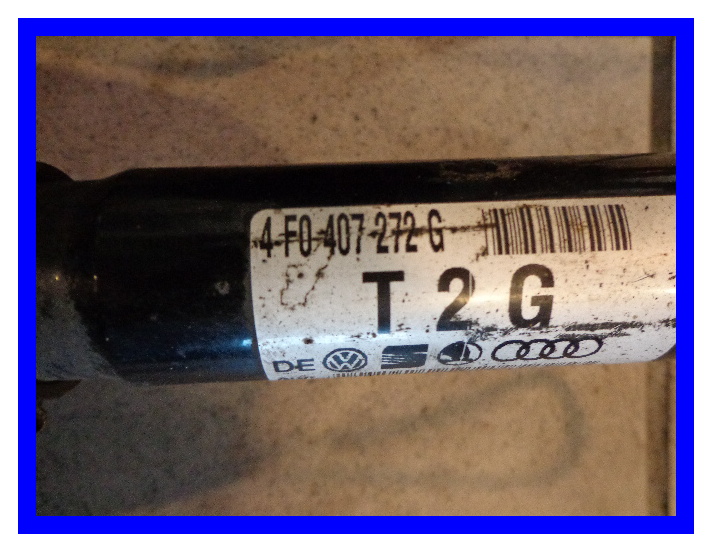 фото №4, Піввісь перед права ліва audi a6 4f0