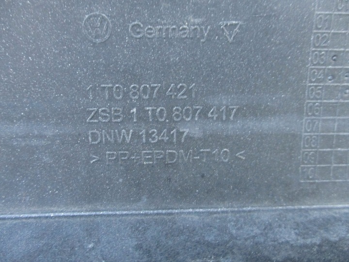 фото №7, Бампер зад задний vw touran i 1t0 03-06 bdb