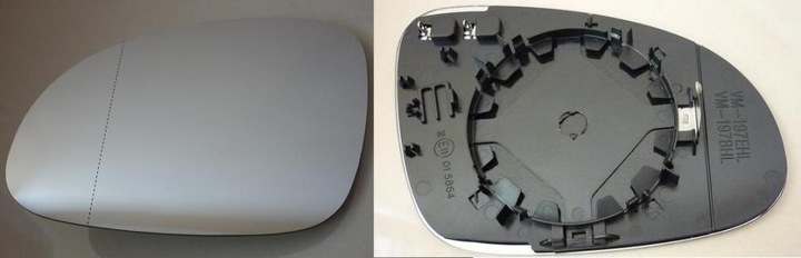 фото №1, Golf 5 jetta sharan eos passat b5 b6 superb вкладка дзеркало лівий