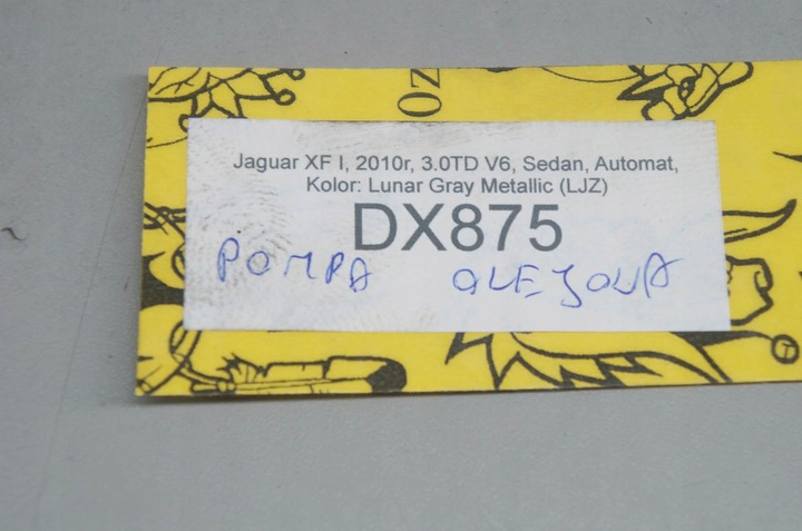 фото №7, Dx875 jaguar xf i 3.0td насос масла масляна