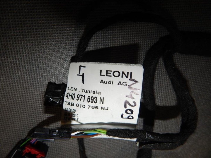 фото №2, Audi a8 d4 4h джгут двері лівий зад 4h0971693n