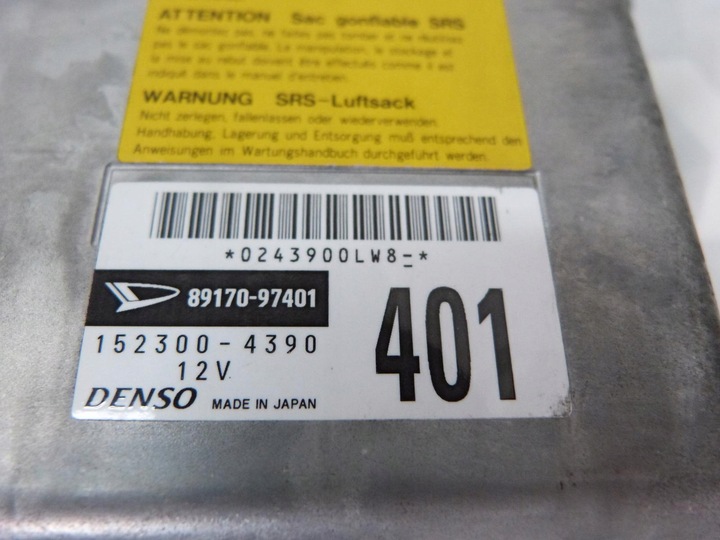 фото №3, Daihatsu sirion модуль датчик подушек воздушных