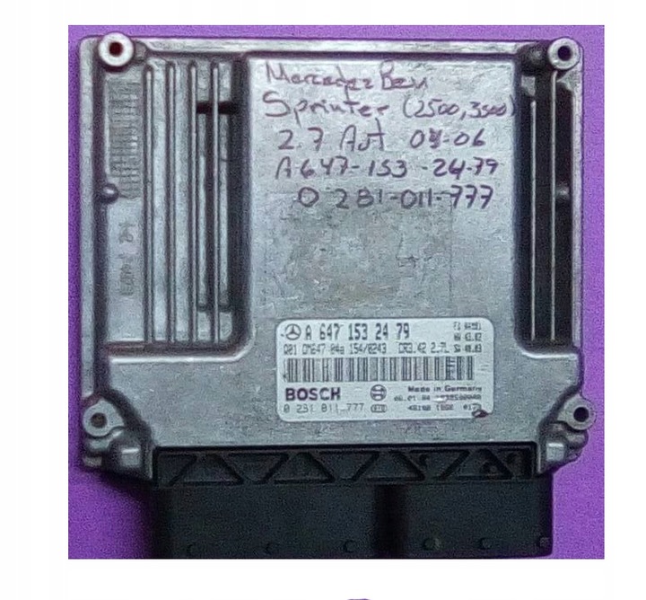 фото №1, Ecu sprinter 2.7cdi 0281011777 a6471532479 добавлю