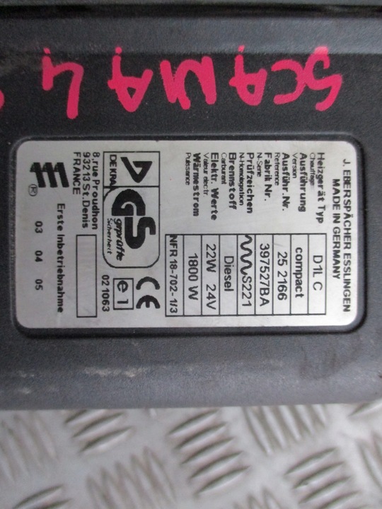 фото №11, Вебасто scania 4 95-04r 1445977