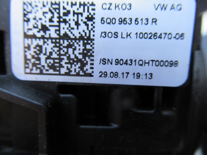 фото №4, Skoda octavia iii переключатель з лента 5q0953507gd