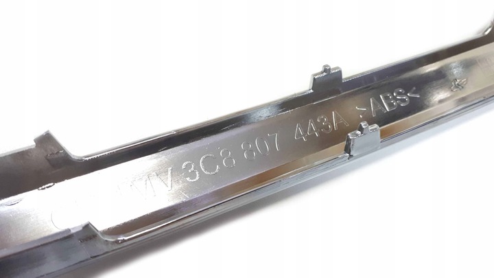 фото №4, Планка декоративная бампера хром passat cc 3c8807443a