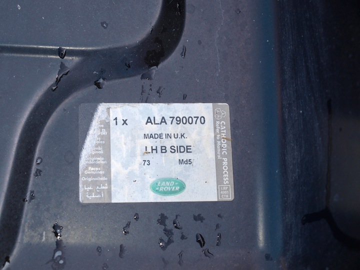 фото №7, Левый порог стойка range rover sport l320 org. новый