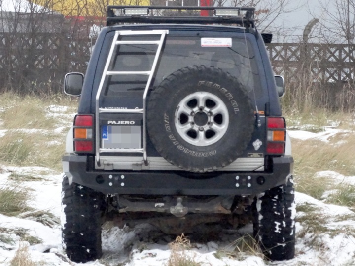 фото №10, Бампер заднее mitsubishi pajero 2 стальной бесплатно