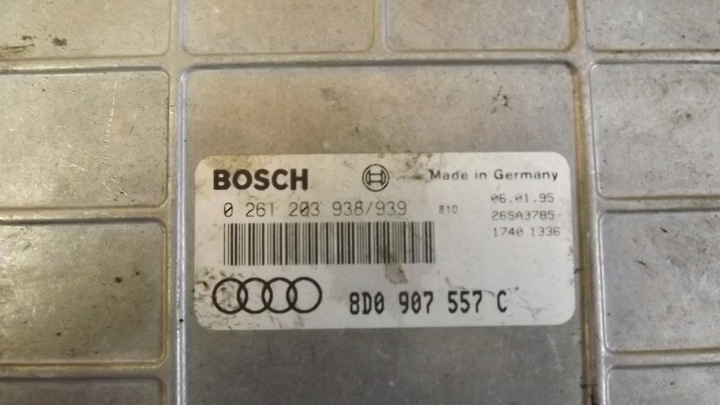 фото №2, Компьютер блок управления 8d0907557c 0261203938/939