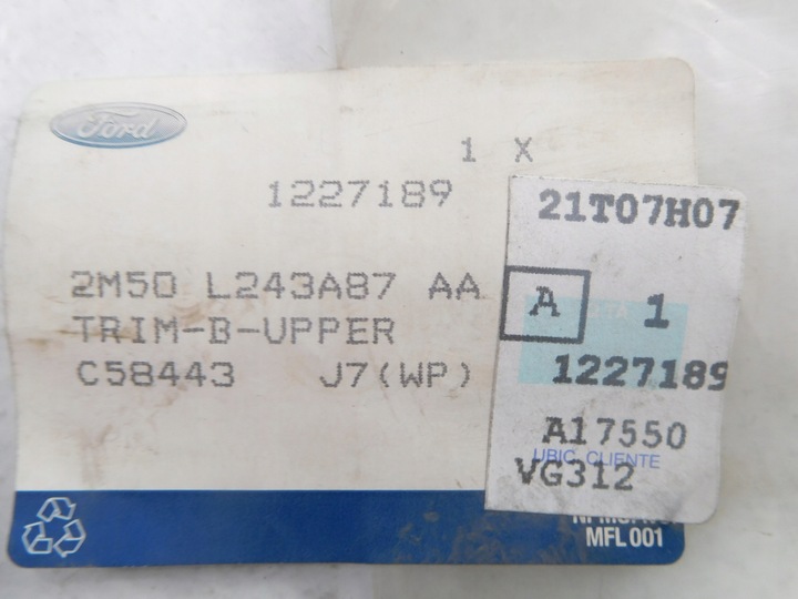 фото №9, Планка двері лівий перед ford focus 98-05 1227189