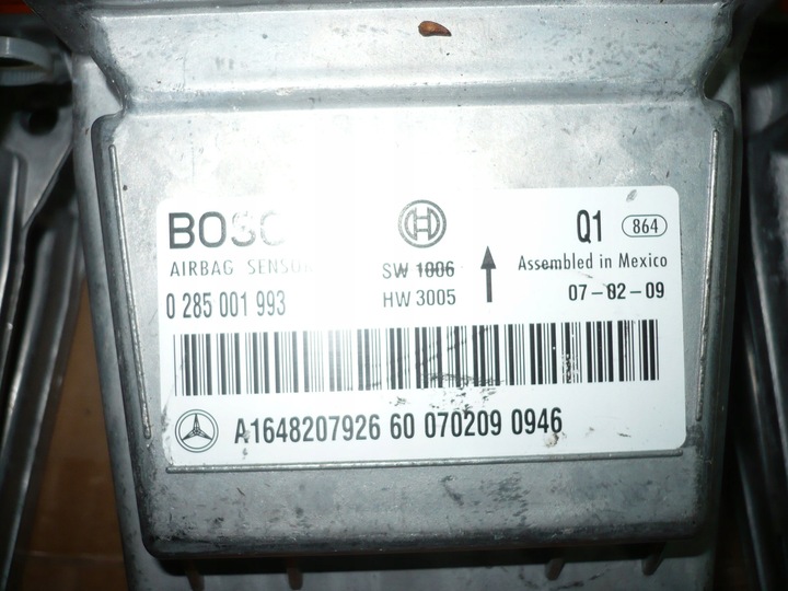 фото №1, Датчик подушка безопасности mercedes w164 ml 1648207926