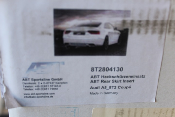 фото №9, Abt audi a5 рестайлінг s-line 12-15 спойлер дифузор купе