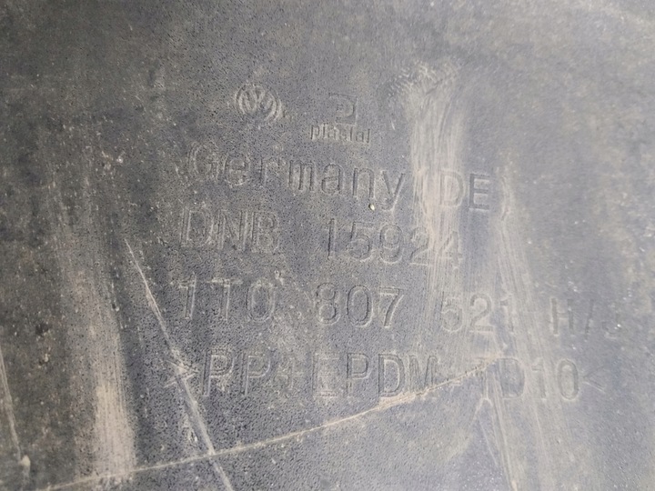 фото №7, Vw touran накладка спойлер бампера 1t0807521h 10-