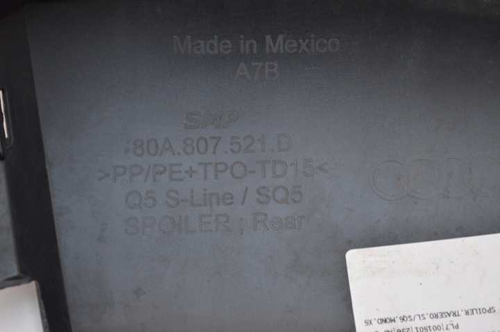 фото №6, Бампер зад задний audi q5 80a s-line диффузор