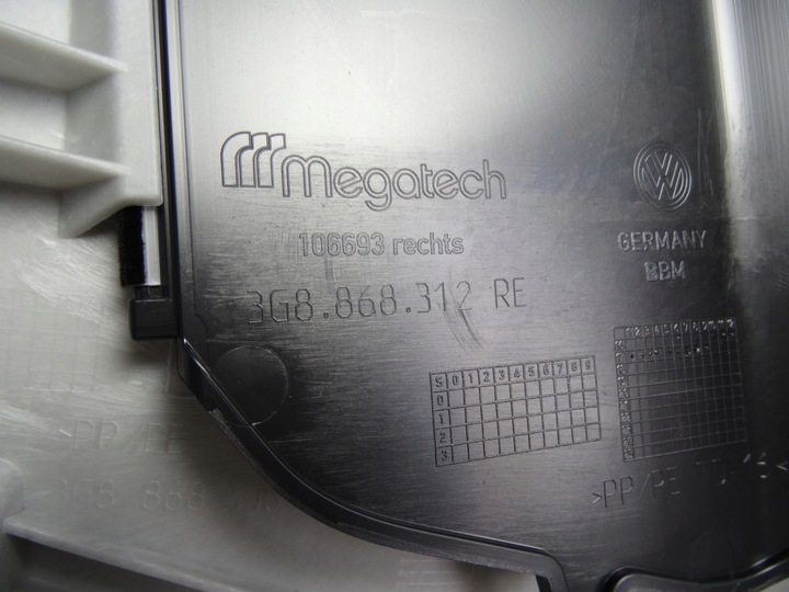 фото №9, Захист стійка права vw arteon 3g8868312