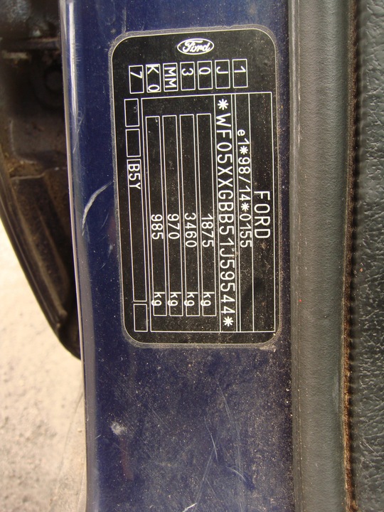 фото №6, Двері комплектні ford mondeo mk3 універсал лак ko