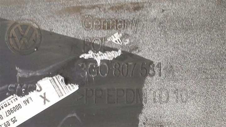 фото №9, Vw passat b8 аксессуар спойлер перед 3g0807531