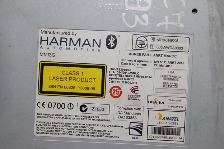 фото №10, Считыватель dvd mmi audi a6 c7 a7 s7 4g 4g0035746e станция модуль