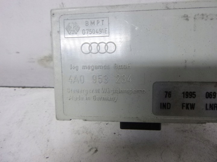 фото №2, Модуль иммобилайзер audi a8 d2 4.2 4a0953234