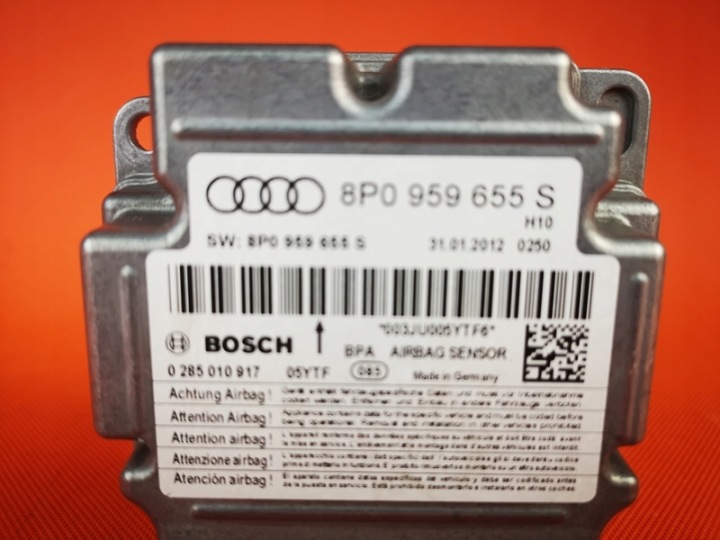 фото №10, Audi a3 8p рестайлинг модуль датчик подушек подушка 8p0959655s