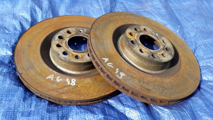 фото №6, Диски зажимы тормоза 345 vw passat b6 cc 3.6