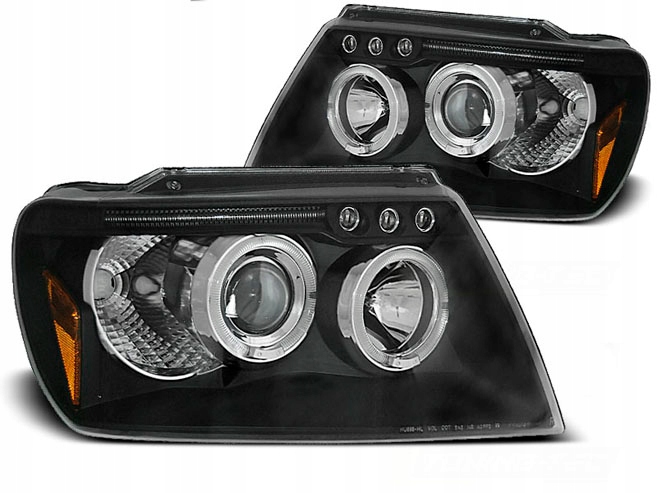 фото №1, Фари jeep grand cherokee 99-05 wj кільця led супер ефект!