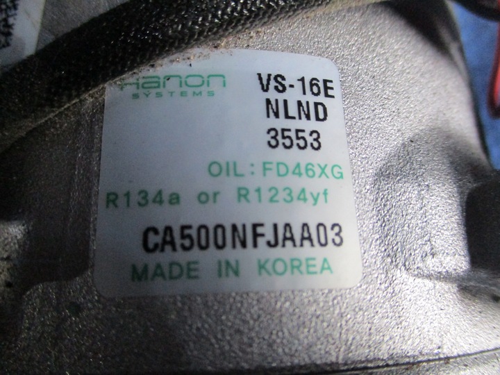 фото №7, Компрессор кондиционера hyundai 1.6 ca500nfjaa03