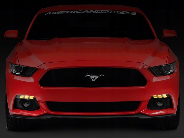 фото №2, Поворотник led світла drl kpl. mustang 2015-17