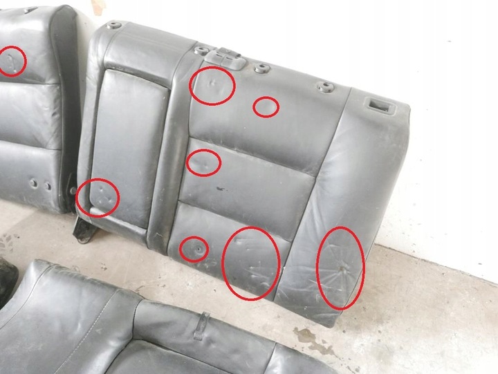 фото №9, Диван зад задняя opel vectra b универсал кожа чёрная