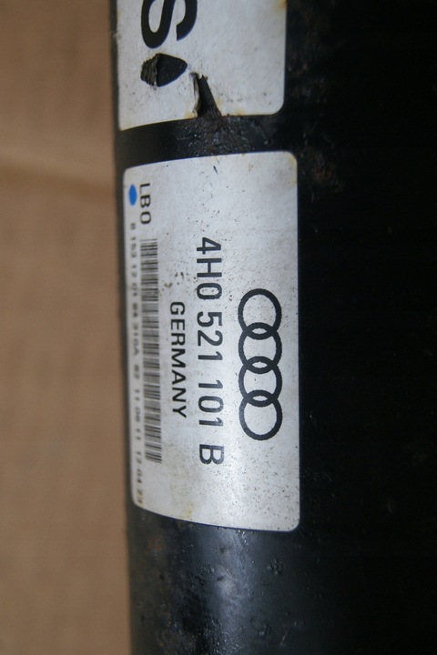 фото №2, Audi оригинальный номер 4h0521101b wał приводной