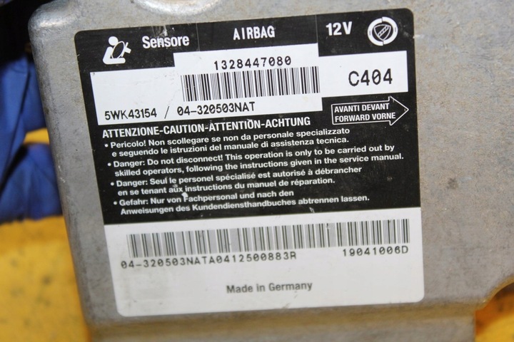 фото №5, Модуль датчик air bag boxer jumper ii fl