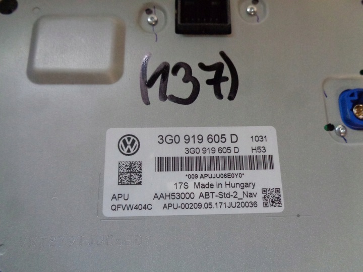 фото №8, Vw golf 7 passat екран дисплей монітор 3g09196