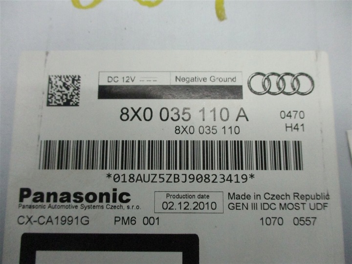 фото №7, Чейнджер cd audi a4 a5 s4 s5 a7 a8 q3 8x0035110a