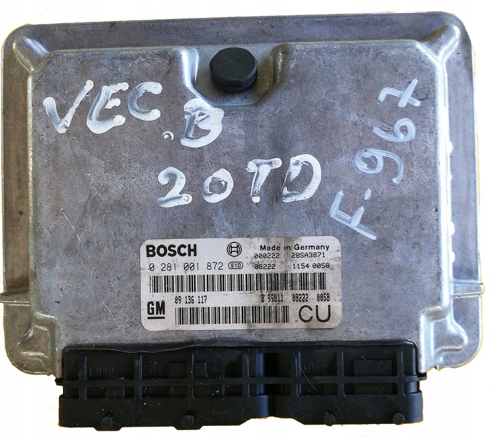 фото №1, Ecu opel vectra 2.0dtl 0281001872 09136117