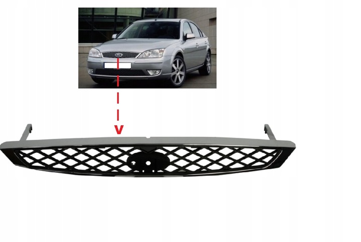 фото №1, Решётка решётка радиатора решётка средство ford focus mk1 02-04