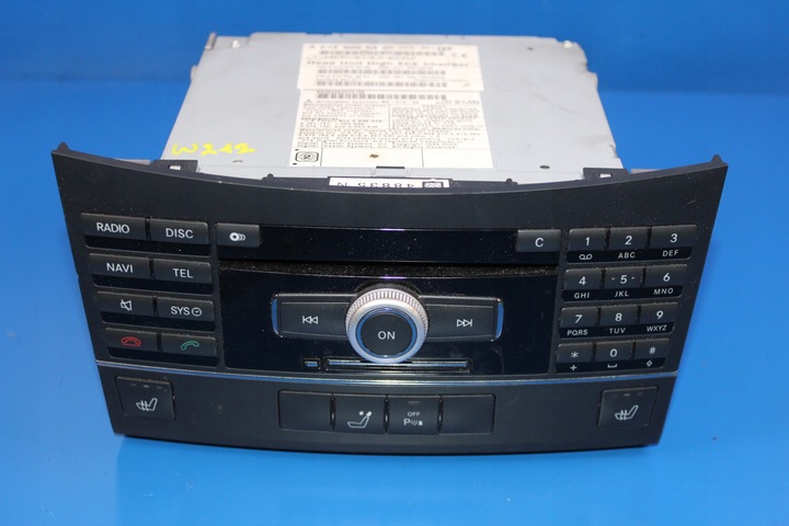 фото №1, Mercedes w212 e клас радіо навігація програвач