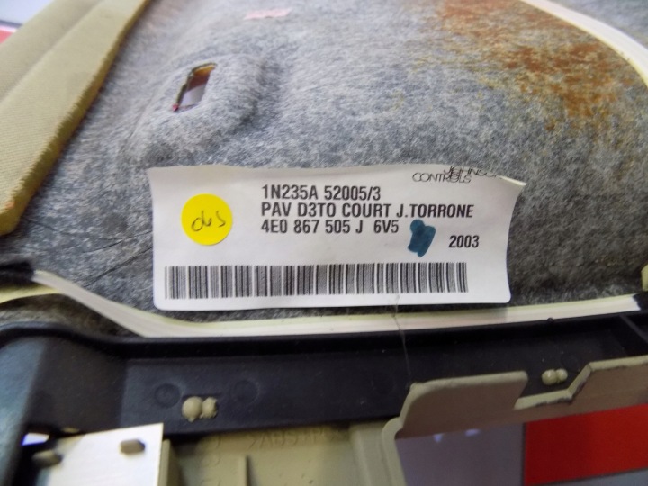 фото №8, 4e0867505j потолок люк audi a8 4e d3 6v5